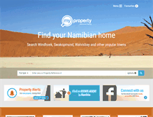 Tablet Screenshot of myproperty.com.na