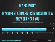 Tablet Screenshot of myproperty.com.pk